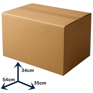 کارتن بسته بندی سایز 34×35×54
